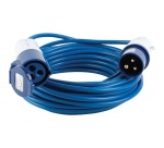Rallonge électrique camping - L : 15 m - 3 x 1.5 mm² - prise mâle/femelle -