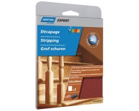 Toile abrasive superflexible - grain de 40 - spécial décapage - usage inten