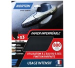 Papier feuille imperméable - grain de 800 - spécial ultra finition - usage