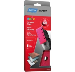 Patin expert - perforés - pour ponceuse vibrante à pince - grain de 120 - p