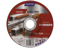 Disque à tronçonner - Acier/Inox - 115 x 2.5 x 22.23 mm - travaux intensifs