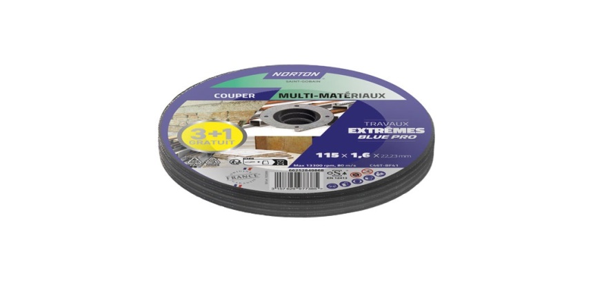Disque à couper - multi-matériaux - 115 x 1.6 x 22.23 mm - travaux extrêmes
