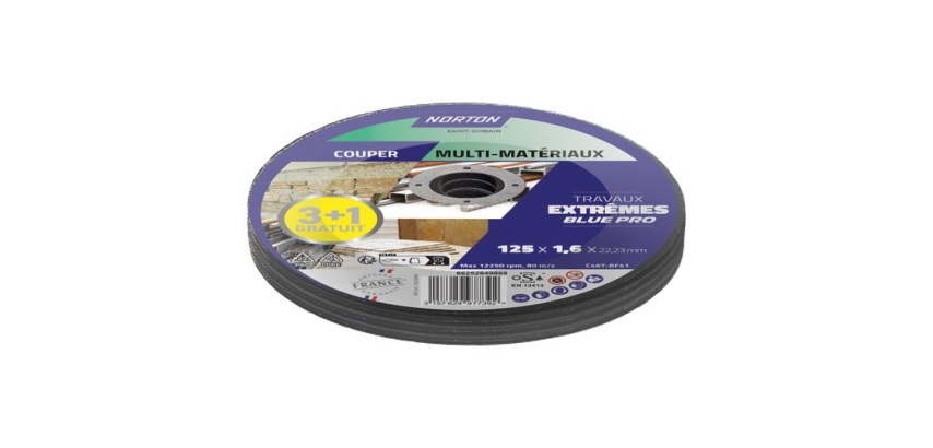 Disque à couper - multi-matériaux - 125 x 1.6 x 22.23 mm - travaux extrêmes