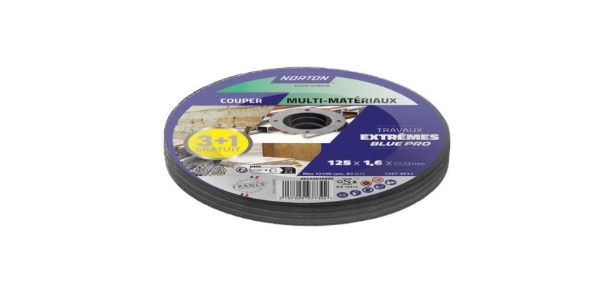 Disque à couper - multi-matériaux - 125 x 1.6 x 22.23 mm - travaux extrêmes