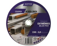 Disque à tronçonner - Acier/Inox - 230 x 2.5 x 22.23 mm - travaux extrêmes