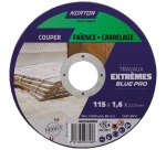 Disque à tronçonner - carrelage / faïence - 115 x 1.6 x 22.23 mm - travaux