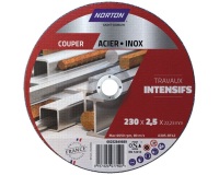 Disque à couper - Acier/Inox - 230 x 2.5 x 22.2 mm - travaux intensifs - lo