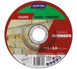 Disque à tronçonner - la pierre - 115 x 2.5 x 22.23 mm - travaux intensifs