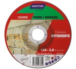 Disque à tronçonner - la pierre - 125 x 2.5 x 22.23 mm - travaux intensifs
