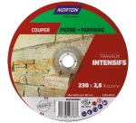 Disque à tronçonner - la pierre - 230 x 2.5 x 22.23 mm - travaux intensifs