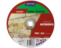 Disque à tronçonner - la pierre - 230 x 2.5 x 22.23 mm - travaux intensifs