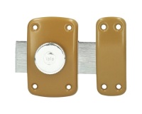 Verrou à bouton et cylindre 5 goupilles - D23 mm - L : 30 mm - 3 clés - mar