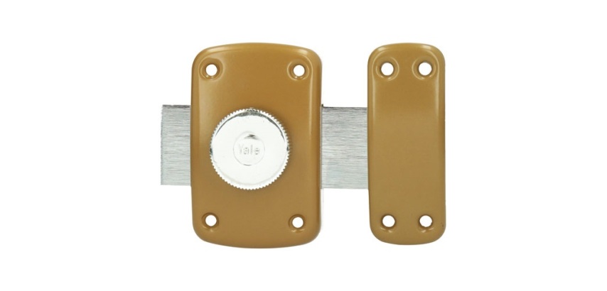 Verrou à bouton et cylindre 5 goupilles - D23 mm - L : 30 mm - 3 clés - mar