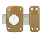 Verrou à bouton et cylindre 5 goupilles Ø23 mm x 45 mm + 3 clés