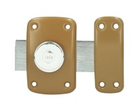 Verrou à bouton et cylindre 5 goupilles Ø23 mm x 45 mm + 3 clés