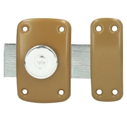 Verrou à bouton et cylindre 5 goupilles Ø23 mm x 45 mm + 3 clés