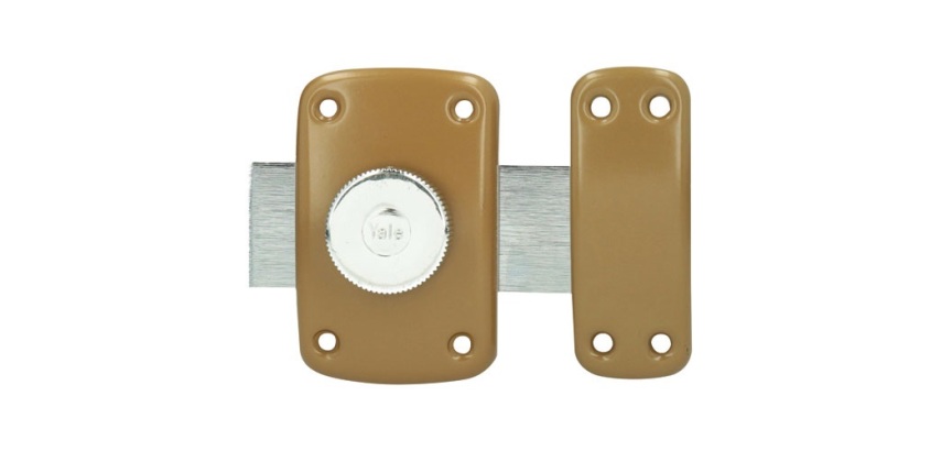 Verrou à bouton et cylindre 5 goupilles Ø23 mm x 45 mm + 3 clés