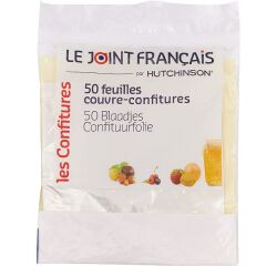 Sachet de 50 feuilles couvre-confitures