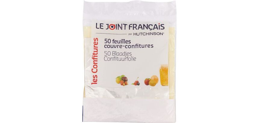 Sachet de 50 feuilles couvre-confitures