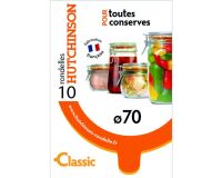 Sachet de 10 rondelles Universelles - Classiques - Diamètre 70 mm