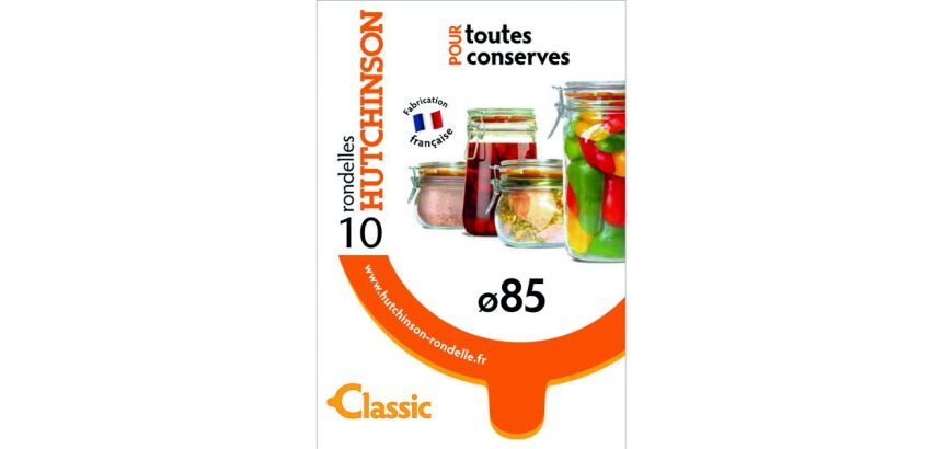 Sachet de 10 rondelles Universelles - Classiques - Diamètre 85 mm