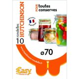 Sachet de 10 rondelles Universelles - Easy - Diamètre 70 mm