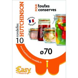 Sachet de 10 rondelles Universelles - Easy - Diamètre 70 mm