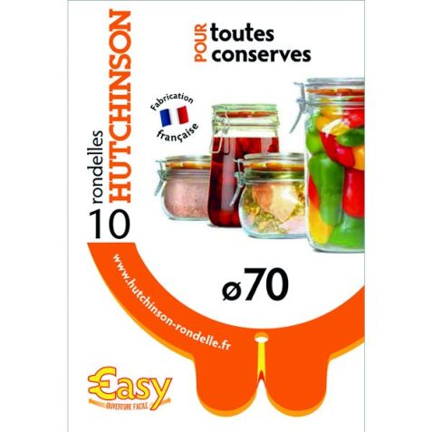 Sachet de 10 rondelles Universelles - Easy - Diamètre 70 mm