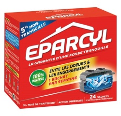 Activateur biologique - entretien fosse septique - lot de 24 sachets