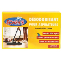 Désodorisant aspirateur - - prêt à l'emploi - lot de 4 sachets de 10 g