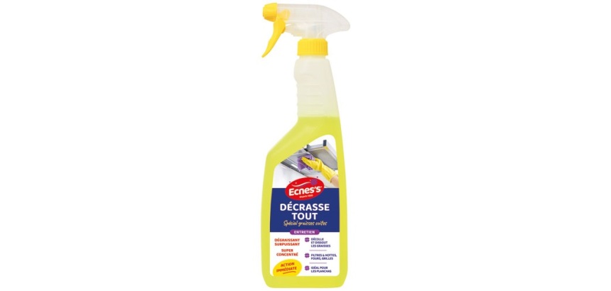 Nettoyant dégraissant Décrasse Tout concentré Ecnes's - Spray de 750 ml