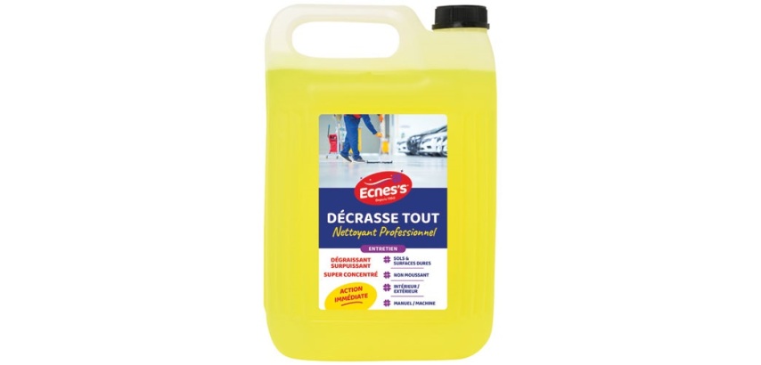 Nettoyant dégraissant Décrasse Tout concentré Ecnes's - Bidon de 5 Litres