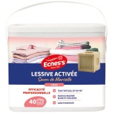 Lessive activée en poudre au savon de Marseille - 40 lavages / 2 kg