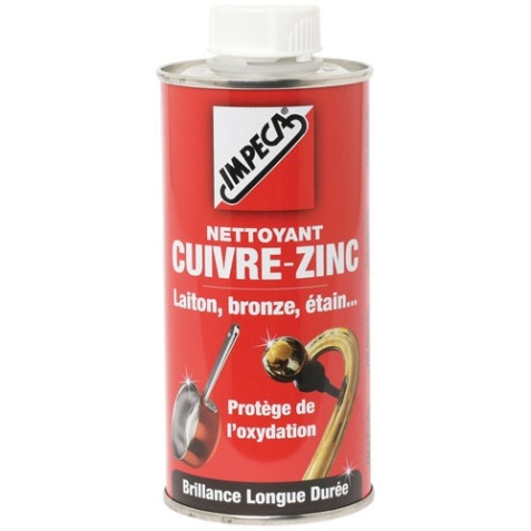 Nettoyant cuivre zinc Impeca - Bidon de 250 ml