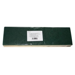 Lot de 10 éponges classiques 1 face abrasive et 1 absorbante - Dim. : 1,7 x 2,2 x 8,9 cm, recyclé