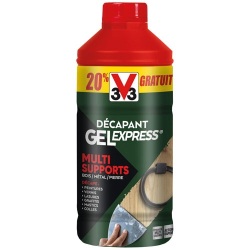 Décapant gel express - multi-supports - 1L + 20% offerts