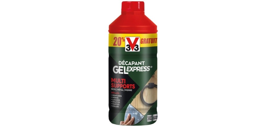 Décapant Gel Express - Multi-supports - Bouteille 1 L + 20 % offerts