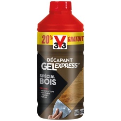 Décapant gel express - bois - 1L + 20% offerts