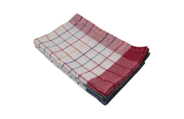 Lot 3 torchons victoria 2 rouge et 1 gris