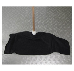 Serpilliere micro bouclette noir 40x85 s/carte