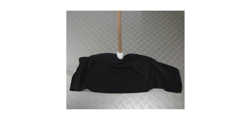 Serpilliere micro bouclette noir 40x85 s/carte