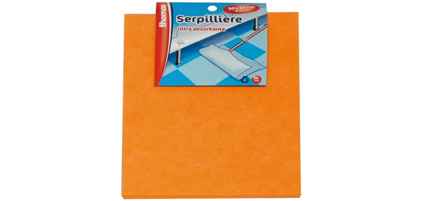 Serpillière ultra absorbante non tissée