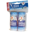 Recharge adhésive - 9 feuilles - pour brosse - lot de 2
