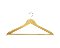 Cintre bois galbé verni - 45 cm