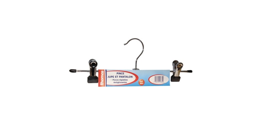 Cintre - fil à pince - 30 cm - acier - lot de 1