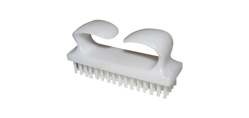 Brosse à ongles nylon 1 face à poignée