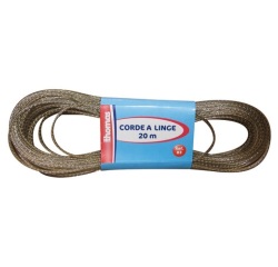 Corde à linge - plastifiée - 20 m