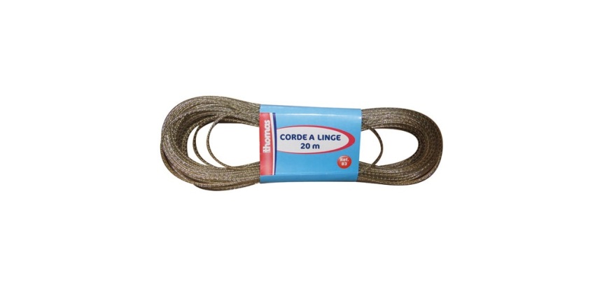 Corde à linge - plastifiée - 20 m