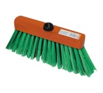 Balai miquet extérieur fibre dure pvc vert