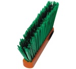 Balai miquet extérieur fibre dure pvc vert